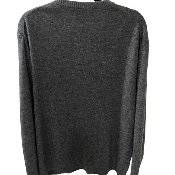 U.S. Polo Assn. Men’s Acrylic Sweater size XXL V Neck Pullover Long Sleeve Gray - Picture 2 of 6
